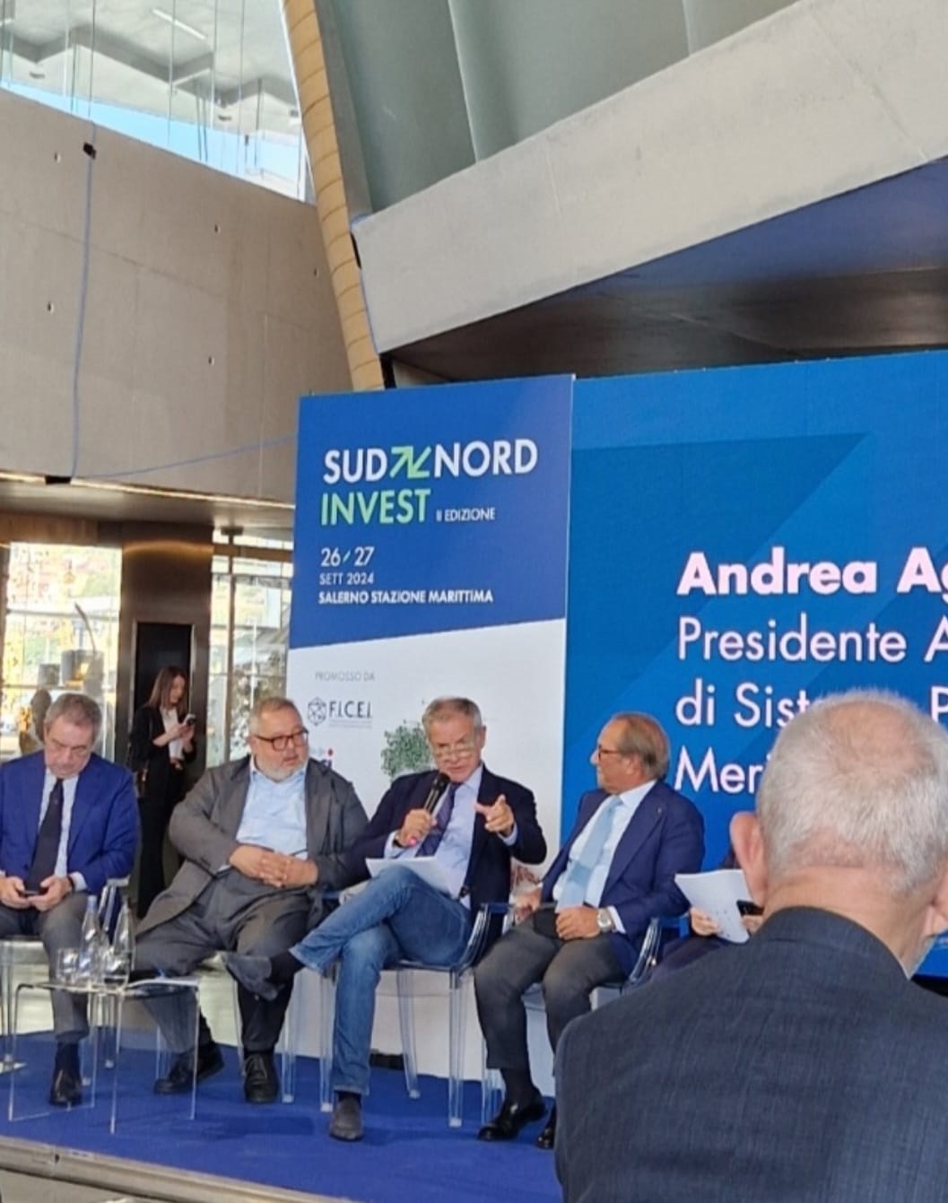 Partecipazione all’evento “Sud Nord Invest” del Presidente Andrea Agostinelli